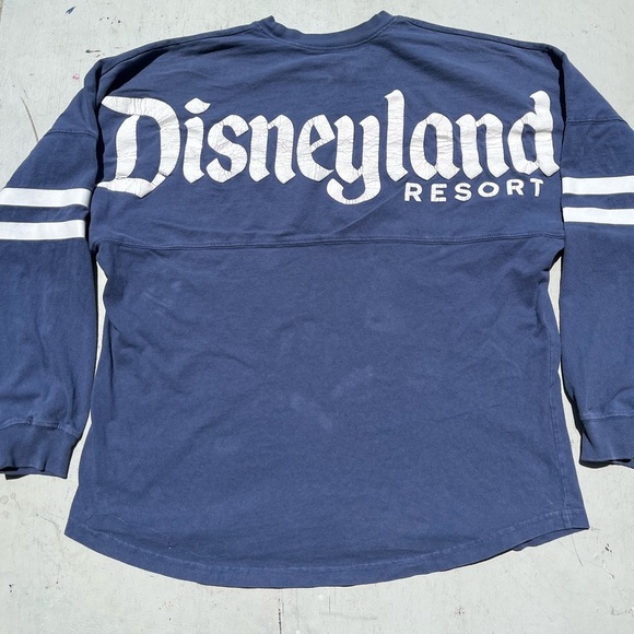 Women's Disneyland Spirit Jersey T-Shirt Multicolor Spell-Out M Resort Mickey - Picture 1 of 14